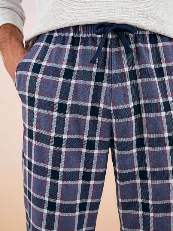 Standard Fit Plaid Men's Pajama Bottoms