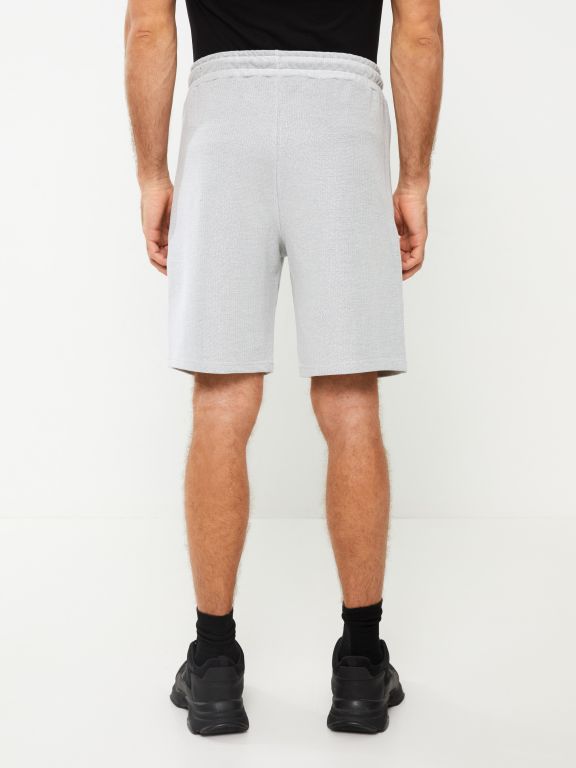 Slim Fit Binding Detail Men's Shorts