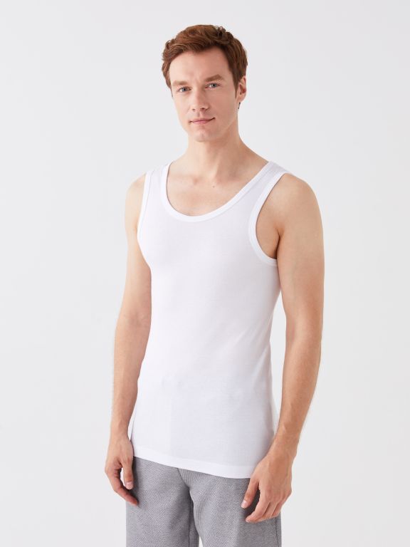 U Neck Combed Cotton Men's Athlete 2 Pack