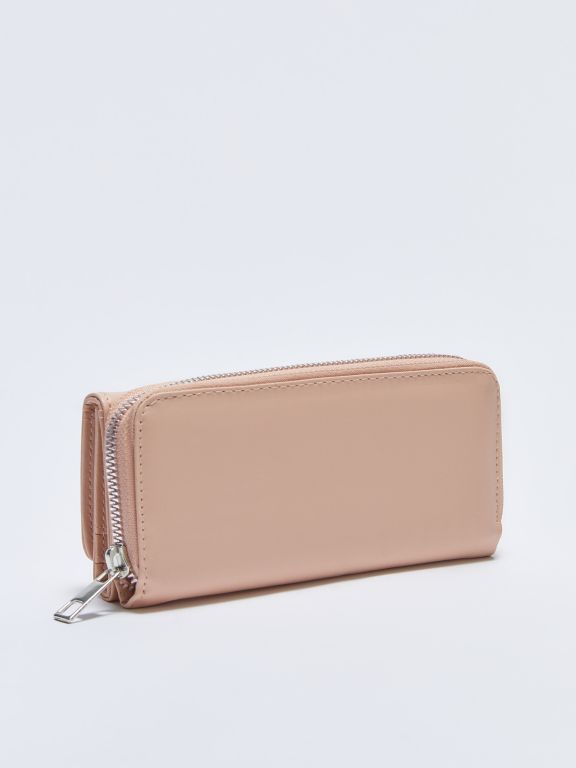 Women's Leather Look Multi-Compartment Wallet