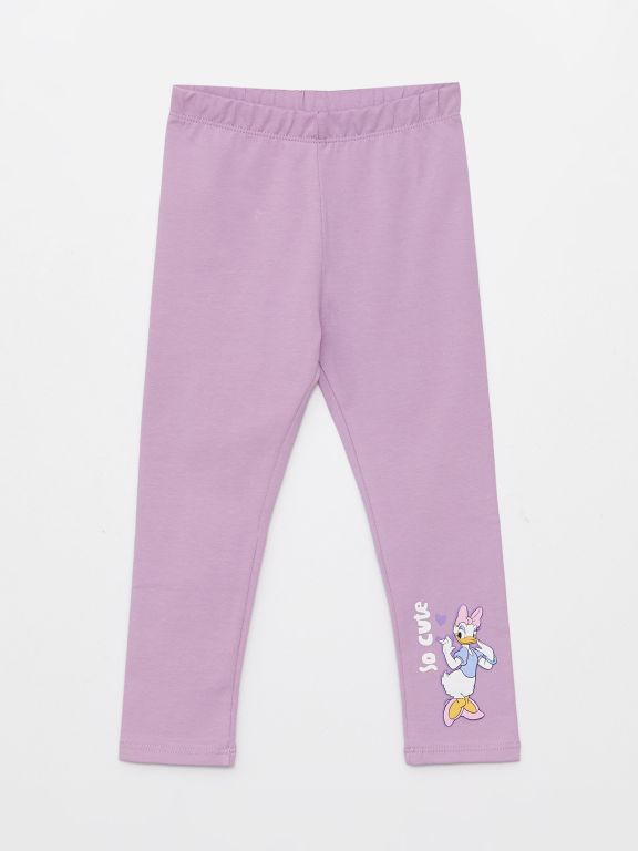 Elastic Waist Daisy duck Printed Baby Girl Tights