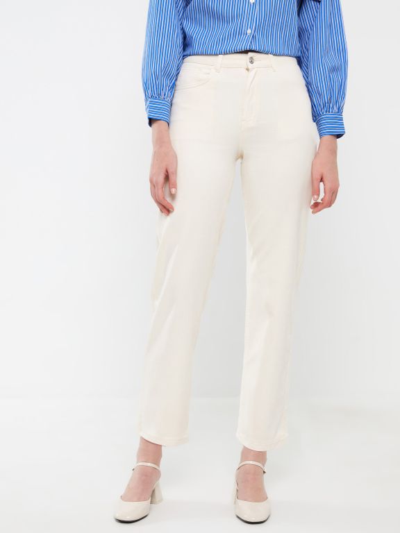 Standard Fit Regular Gabardine Women's Trousers