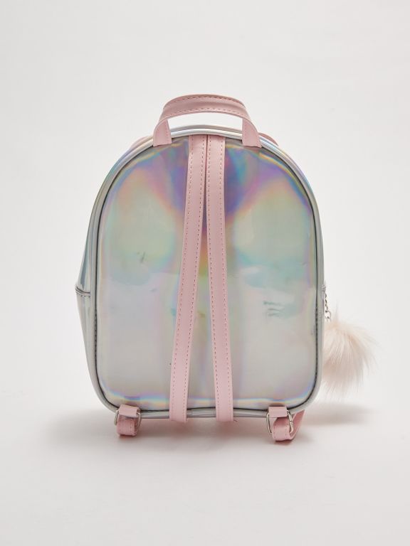 Hologram Printed Girl's Backpack