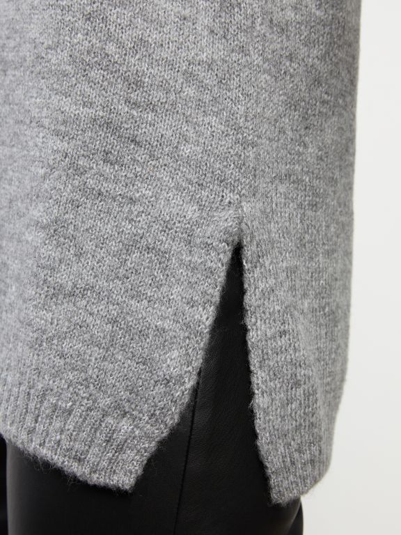 Women's V Neck Regular Tricot Sweater