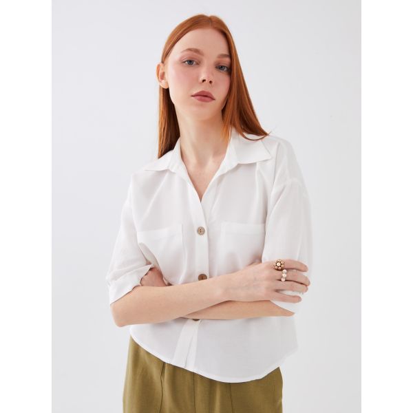 Plain Oversize Women's Shirt