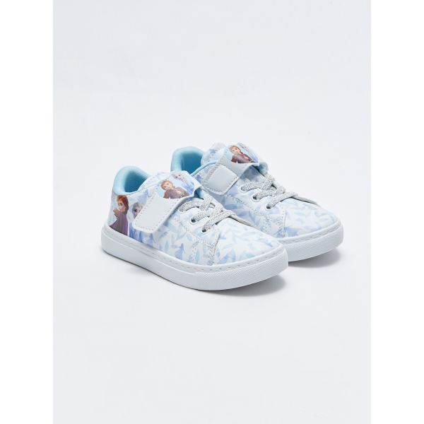 Frozen Licensed Lace-Up Velcro Girls' Sports Shoes