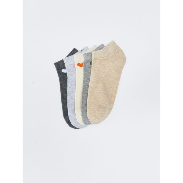 Printed Women's Booties Socks 5-Pack