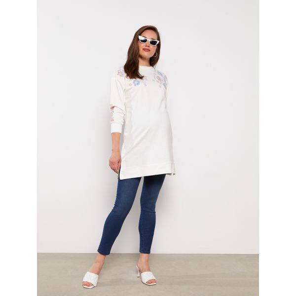 Skinny Fit Regular Maternity Rodeo Denim Trousers with Over-bump Waistband