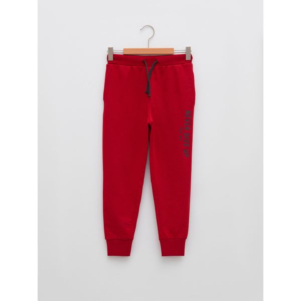 Elastic Waist Printed Boy Jogger Sweatpants