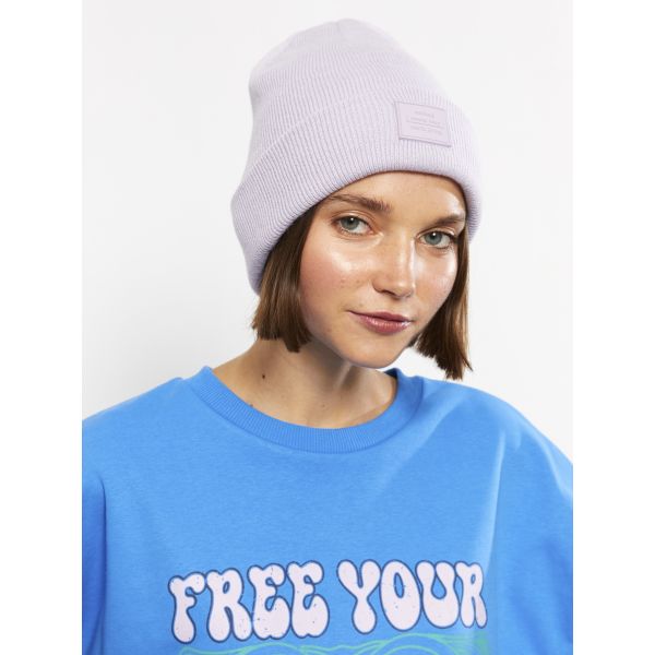 Label Printed Women's Tricot Beret