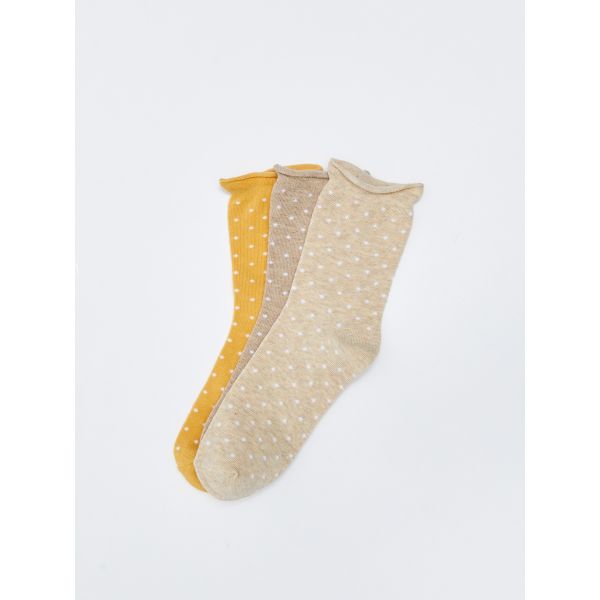 Polka Dot Women's Socks 3-Pack