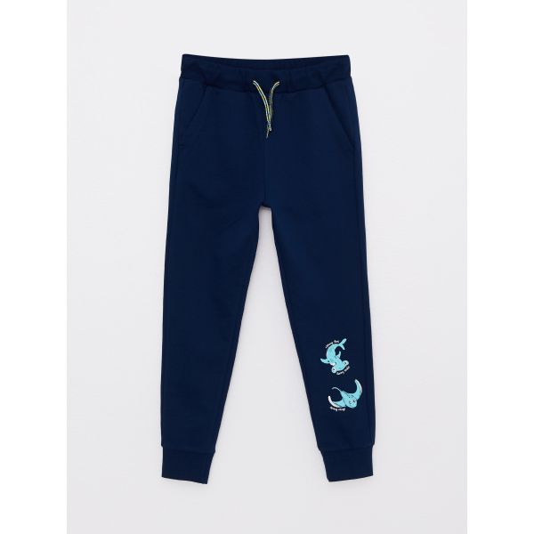 Elastic Waist Printed Boy Jogger Sweatpants