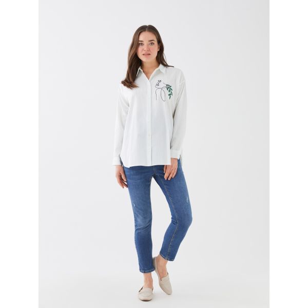 Regular Maternity Denim Trousers with Over-bump Waistband