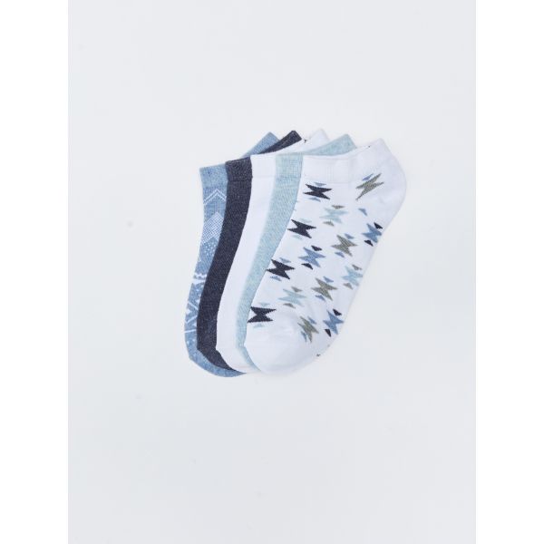 Patterned Women's Booties Socks 5-Pack
