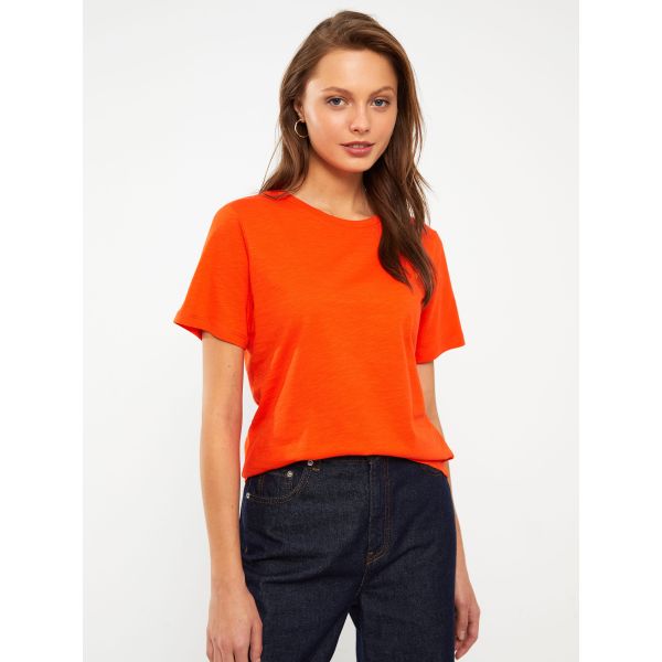 Crew Neck Regular Short Sleeve Women's T-shirt