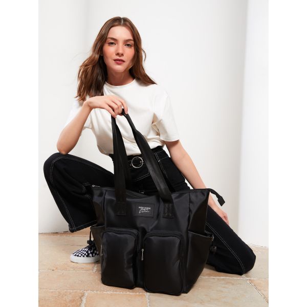 Leather Look Women's Sports Bag
