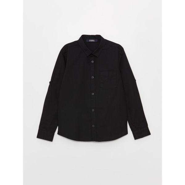 Basic Long Sleeve Boy Shirt