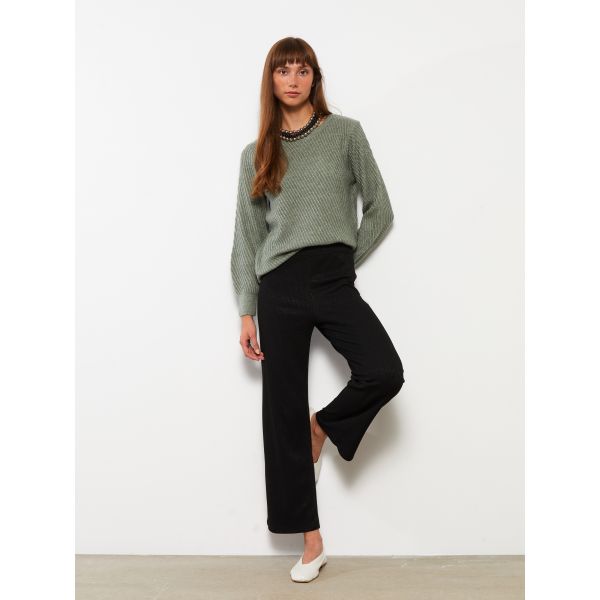 Elastic Waist Regular Women's Sweatpants