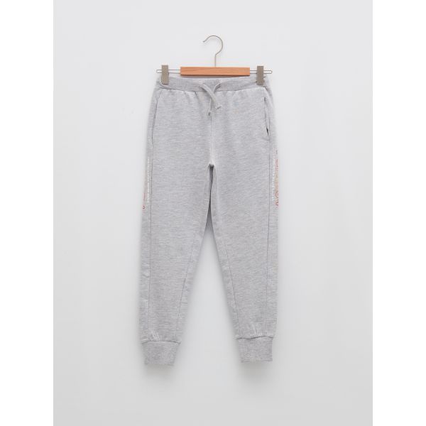 Elastic Waist Printed Boy Jogger Sweatpants