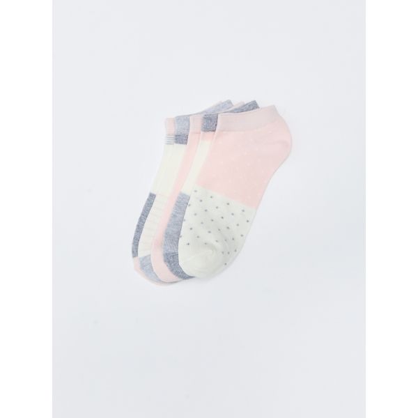 Color Block Women's Booties Socks 5-Pack