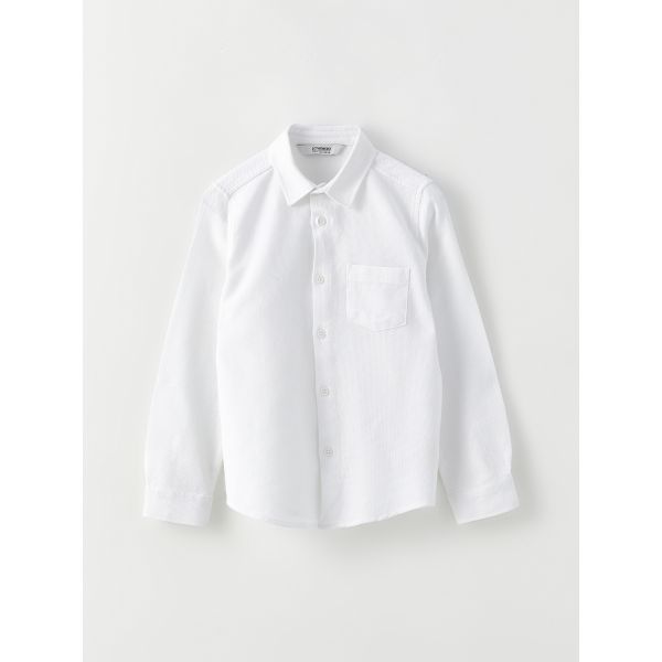 Basic Long Sleeve Boy Shirt